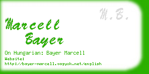 marcell bayer business card